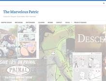 Tablet Screenshot of marvelouspatric.com